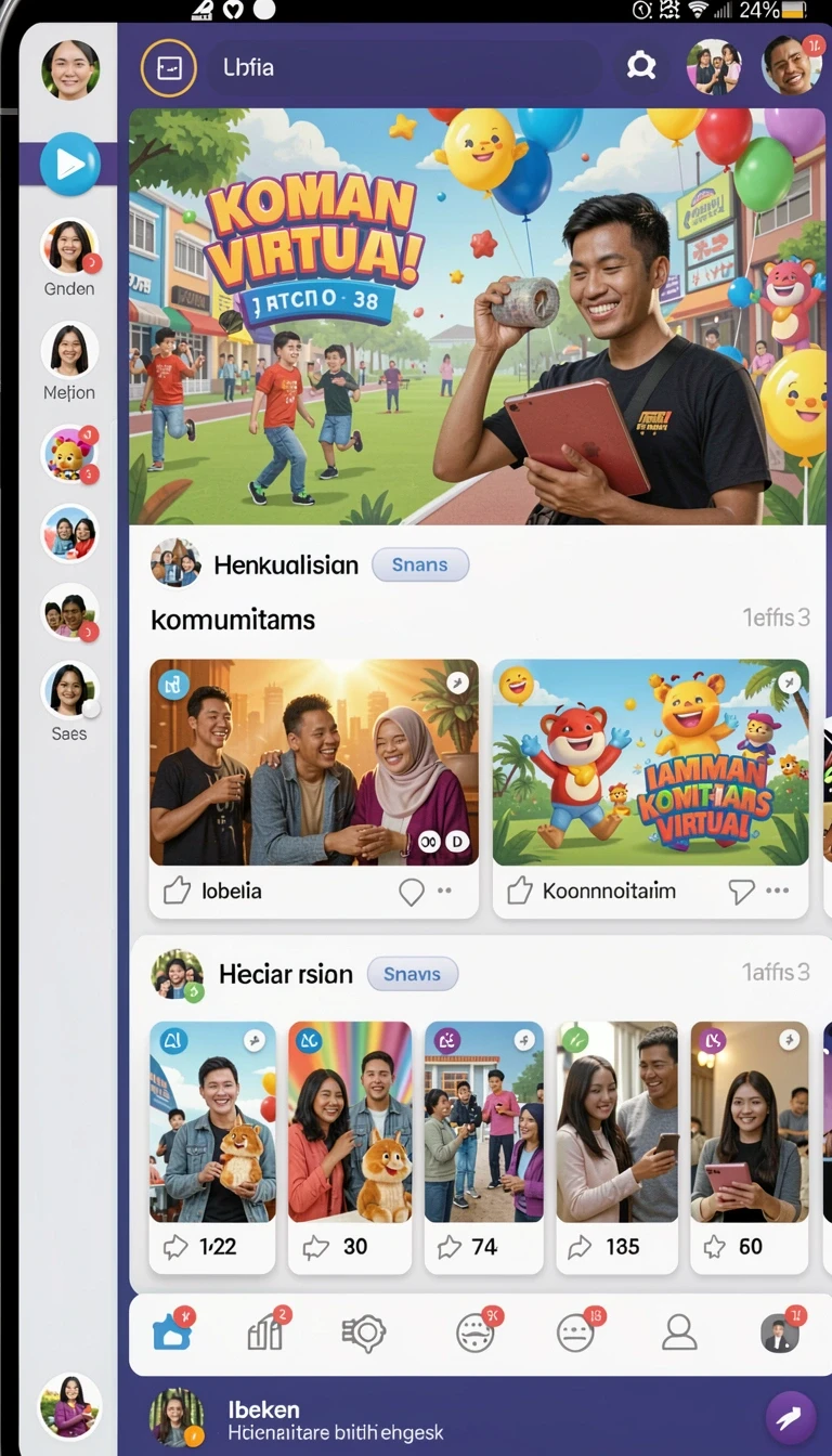 Tampilan utama aplikasi Download albaslot APK untuk Android yang intuitif dan efisien.